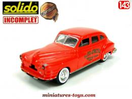 La Chrysler Windsor 1948 Fire Dept en miniature de Solido au 1/43e incomplète