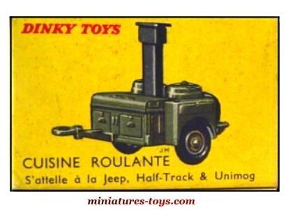Boîte De Collection Dinky Toys N°823 'Cuisine Roulante' - Carton Dur - Reproduction - Occasion
