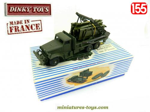 Le camion Brockway poseur de pont miniature de Dinky Toys France au 1/55e  miniatures-toys