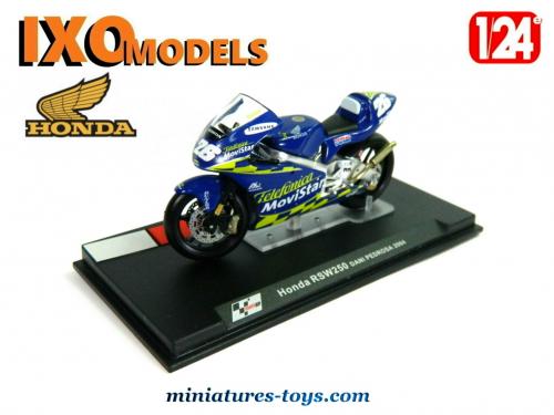 La moto Honda RSW250 de Dani Pedrosa en miniature par Ixo Models au 1/24e  miniatures-toys