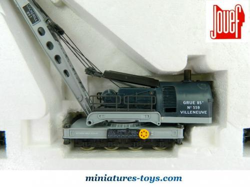 Le Coffret Grue Lourde Sur Rail Cockerill 85 T En Miniature De Jouef Au H0 14366