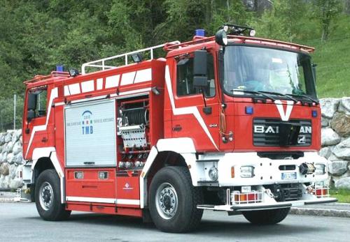 Camion De Pompiers MAN TGS BAI 2013 - Modèle Réduit IXO/Centauria - Neuf Sous Blister