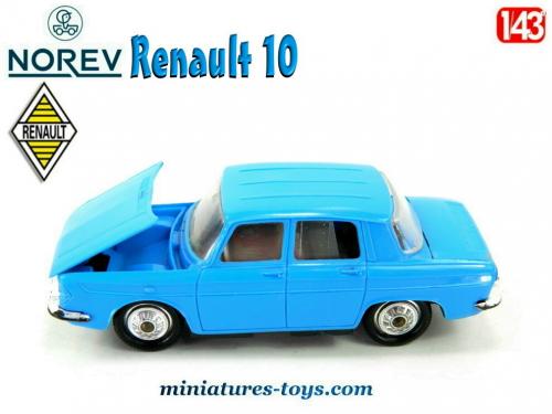 La Renault 10 bleue de 1966 miniature par Norev au 1/43e