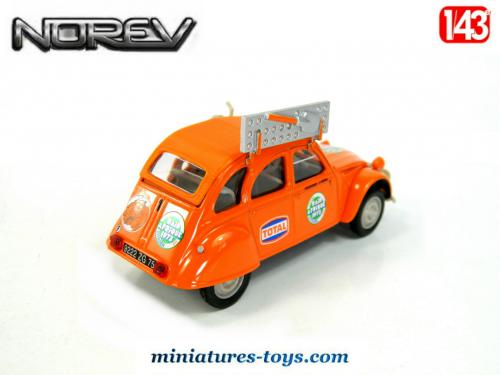Rare Jouet Vintage MACAU Toys – CITROEN 2CV RAID AFRIQUE 1973 – Échelle 1:32 – État Accidenté