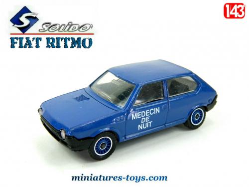 VINTAGE SOLIDO 1303 Fiat Ritmo Medecin de Nuit 1/43 NEW OLD STOCK