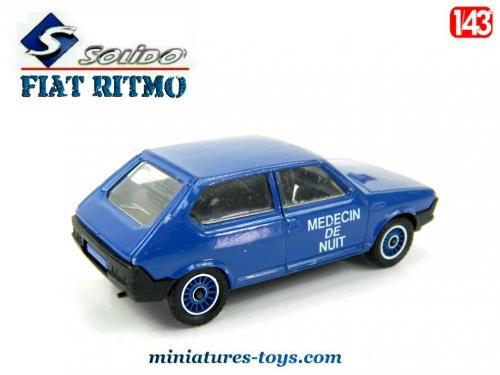 Modèle Réduit 1/43 SOLIDO - FIAT RITMO « Médecin De Nuit » N°1303 - Occasion