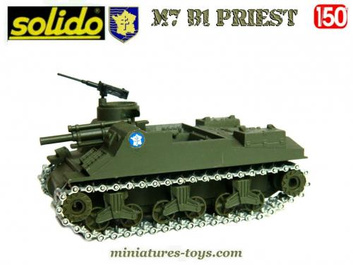 Miniature Solido 1/50 – Char M7 Priest – 2e DB Leclerc – WW2 – Occasion TBE