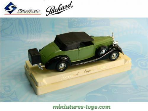 Miniature Voiture Collection Packard Cabriolet 1937 - Solido échelle 1/43 - Occasion