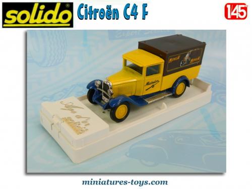 Le fourgon bâché Citroën C4 F Kodak en miniature par Solido au 1/45e  miniatures-toys
