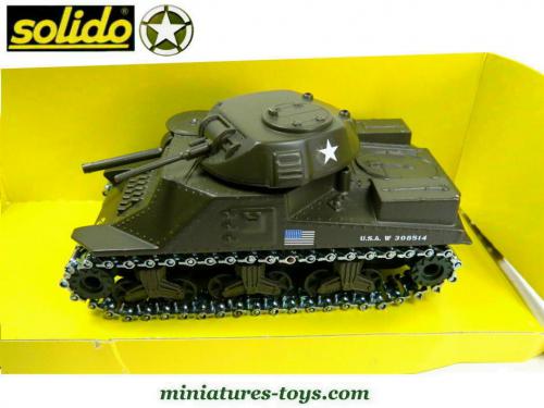 Solido 1/50 Char US M3 Grant Vert (WW2) - Modèle Rare France - état TB
