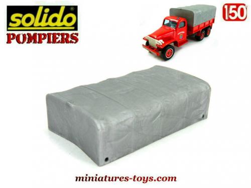 Camion De Pompiers GMC + Moto Pompe - Modèle Solido 1/50 Collection Hachette (Occasion)
