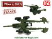 Le canon ABS de 155 en miniature par Dinky Toys France au 1/50e incomplet