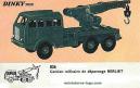 Le camion militaire de dépannage Berliet 6x6 TBU Dinky Toys au 1/55e incomplet