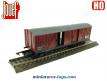 Le wagon marchandises couvert a bogies Diamond en miniature Jouef au H0 HO