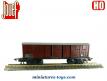 Le wagon marchandises couvert a bogies Diamond en miniature Jouef au H0 HO