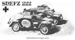 Une automitrailleuse allemande SdKfz 222 miniature par Ixo Models au 1/43e