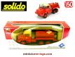 Le camion Berliet GBC 8 KT citerne pompiers en miniature Solido au 1/50e